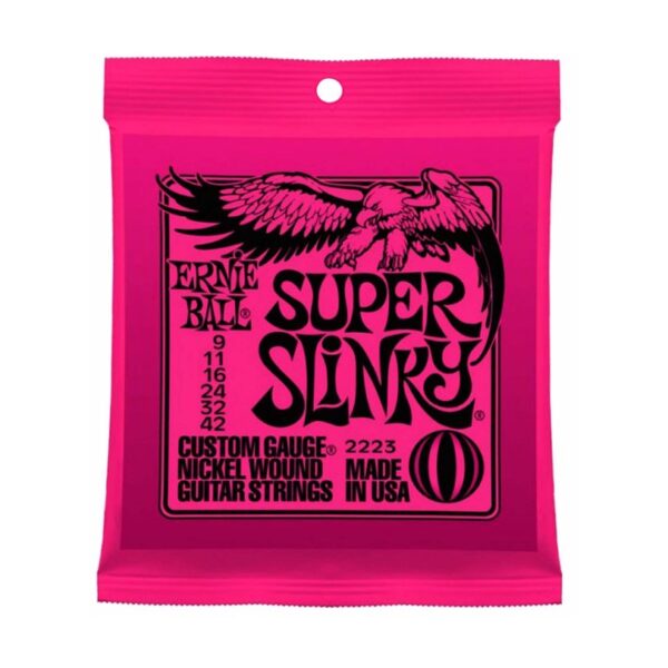 Cuerdas de guitarra eléctrica Super Slinky: Ernie Ball