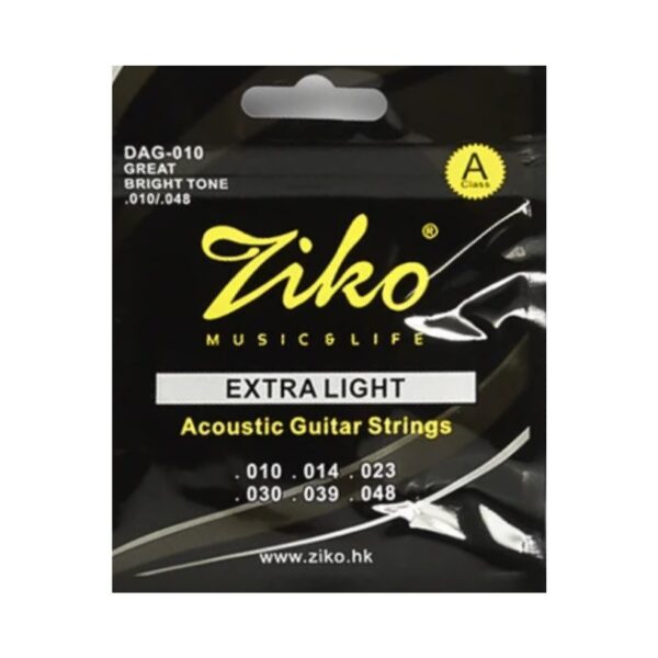 Cuerdas de guitarra extra light: Ziko
